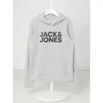 Jack & Jones Bluza z kapturem z nadrukiem z logo