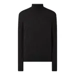 BOSS Casualwear Sweter z wywijanym kołnierzem z bawełny model ‘Kamyore’