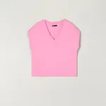 Koszulka loose - Różowy