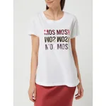 MOS MOSH T-shirt z nadrukiem z efektem metalicznym model ‘Mavis’
