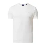 Gant T-shirt o kroju slim fit z piki