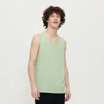 Koszulka bez rękawów Basic miętowa - Zielony