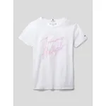 Tommy Hilfiger Teens T-shirt z bawełny bio