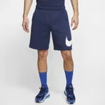 Spodenki męskie z nadrukiem Nike Sportswear Club - Niebieski