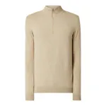Selected Homme Bluza z kołnierzem z bawełny pima model ‘Berg’
