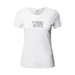 Tommy Jeans T-shirt z o kroju skinny fit z nadrukiem z logo