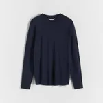 Sweter z wiskozą - Granatowy