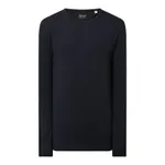 Esprit Bluzka z długim rękawem o kroju slim fit z ekologicznej bawełny