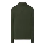 BOSS Casualwear Bluzka z długim rękawem i wywijanym kołnierzem model ‘Trollflash’