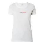 Tommy Jeans T-shirt o kroju skinny fit z bawełny ekologicznej