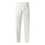 Hiltl Spodnie lniane o kroju regular fit z wpuszczanymi kieszeniami w stylu francuskim model ‘Pilo’