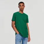 Gładka koszulka Basic zielona - Zielony