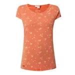 Ragwear T-shirt z kwiatowym wzorem model ‘Mint Canomile’