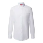 HUGO Koszula biznesowa o kroju slim fit z wykończeniem w kontrastowym kolorze model ‘Koey’
