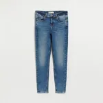 Niebieskie jeansy skinny fit z regularnym stanem - Granatowy