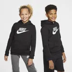 Bluza z kapturem dla dużych dzieci Nike Sportswear Club Fleece - Czerń