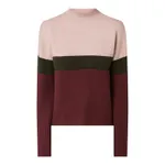 Jake*s Collection Sweter ze wzorem w blokowe pasy