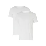 RAGMAN T-shirt o kroju regular fit z bawełny pima w zestawie 2 szt.