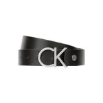 CK Calvin Klein Pasek skórzany ze sprzączką z logo