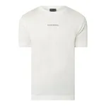 Emporio Armani T-shirt z mieszanki lyocellu i bawełny