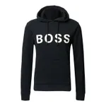 BOSS Casualwear Bluza z kapturem i aplikacją z logo