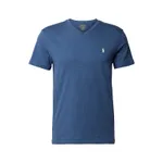 Polo Ralph Lauren T-shirt o kroju custom slim fit z dekoltem w serek