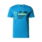 EA7 Emporio Armani T-shirt z czystej bawełny z nadrukiem
