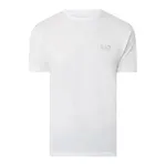EA7 Emporio Armani T-shirt z czystej bawełny z aplikacją z logo