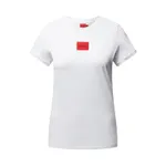 HUGO T-shirt o kroju slim fit z bawełny ekologicznej