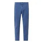 JOOP! Jeans Spodnie o luźnym kroju z zakładkami w pasie i dodatkiem streczu model ‘Lead’