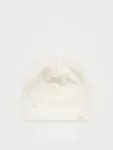 Czapka o prostym fasonie, wykonana z bawełny z dodatkiem elastycznych włókien. - złamana biel