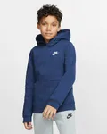 Bluza z kapturem dla dużych dzieci Nike Sportswear Club - Niebieski