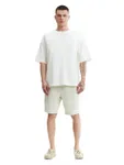 Kremowy T-shirt oversize