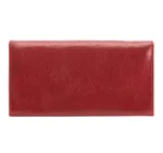 Damski portfel ze skóry z herbem poziomy