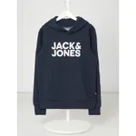 Jack & Jones Bluza z kapturem z nadrukiem z logo