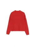 Czerwony sweter basic