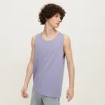 Koszulka bez rękawów Basic fioletowa - Fioletowy
