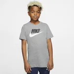 Bawełniany T-shirt dla dużych dzieci Nike Sportswear - Szary