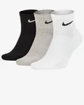 Skarpety treningowe do kostki Nike Everyday Cushioned (3 pary) - Wielokolorowe