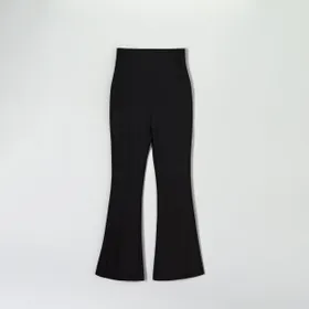 Spodnie flare MAMA - Czarny