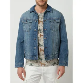 MCNEAL Kurtka jeansowa z kieszeniami z patką model ‘Daisen’