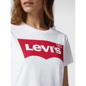 Levi's® T-shirt z nadrukiem z logo w kształcie skrzydła nietoperza