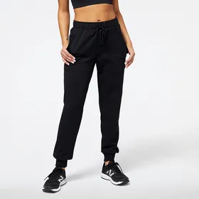 Spodnie damskie New Balance WP23287BK – czarne