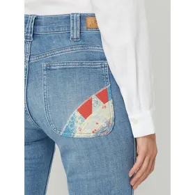 Polo Ralph Lauren Jeansy rozkloszowane ze wstawkami w kontrastowym kolorze model ‘Jenn’