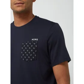 Michael Kors T-shirt z kieszenią na piersi