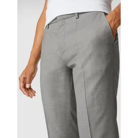 HUGO Spodnie do garnituru z żywej wełny model ‘Hesten’