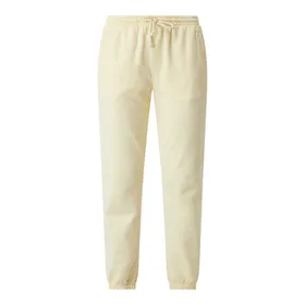 Drykorn Spodnie dresowe z wysokim stanem z bawełny ‘Once’