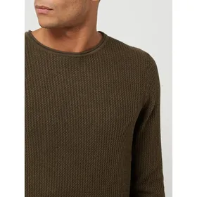 Jack & Jones Sweter z mieszanki bawełny ekologicznej model ‘Carlos’