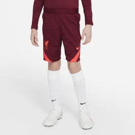 Spodenki piłkarskie dla dużych dzieci Liverpool FC Strike - Czerwony