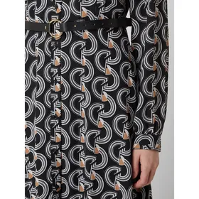 comma Sukienka koszulowa z wzorem na całej powierzchni